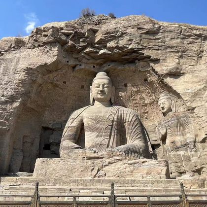 中国山西大同恒山+悬空寺+云冈石窟一日游