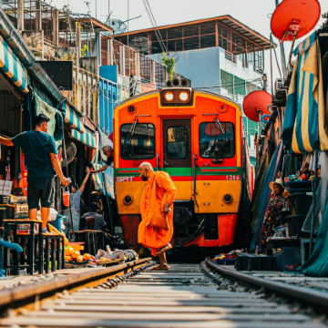 私家纯玩包车游|丹嫩沙多水上市场+美功铁道市场:赠送软饮 私家纯玩包车游|丹嫩沙多水上市场+美功铁道市场:赠送软饮