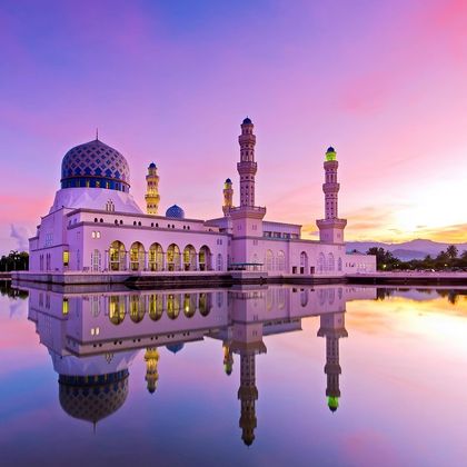 马来西亚沙巴丹绒亚路海滩+沙巴州立清真寺+沙巴大学一日游