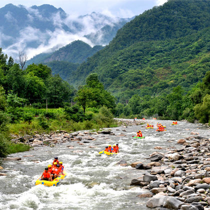 【小团+车费+保险+漂流票】西安牛背梁漂流+终南山寨一日游 【小团+车费+保险+漂流票】西安牛背梁漂流+终南山寨一日游