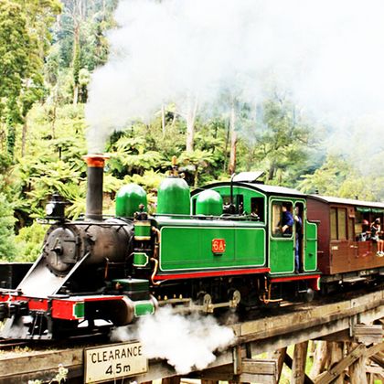 澳大利亚普芬比利蒸汽火车+菲利普岛一日游