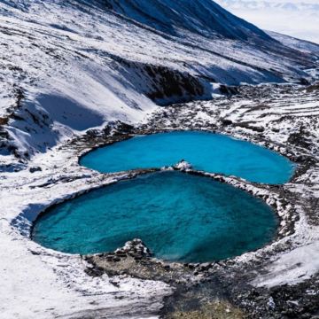 岗什卡雪峰●连心湖●七彩冰瀑纯玩专线一日游 岗什卡雪峰●连心湖●七彩冰瀑纯玩专线一日游