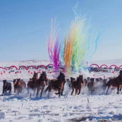 呼和浩特【玩雪】红石崖高山草原雪景/敕勒川草原一日游纯玩 呼和浩特【玩雪】红石崖高山草原雪景/敕勒川草原一日游纯玩