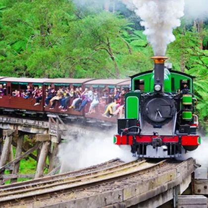 墨尔本普芬比利蒸汽小火车+亚拉河谷酒庄一日游-满满童真旅行 墨尔本普芬比利蒸汽小火车+亚拉河谷酒庄一日游-满满童真旅行