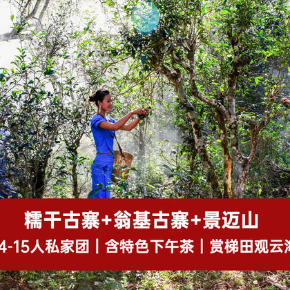 糯干古寨+翁基布朗族老寨+景迈山+景迈千年万亩古茶园一日游 糯干古寨+翁基布朗族老寨+景迈山+景迈千年万亩古茶园一日游
