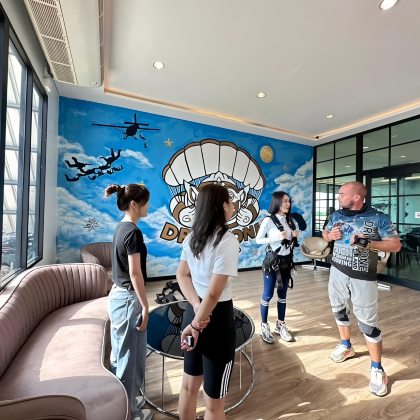 泰国芭提雅Dropzone海景跳伞 一对一教练 酒店接送 泰国芭提雅Dropzone海景跳伞 一对一教练 酒店接送