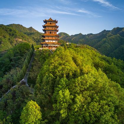 陕西安康半亩茶园+北五省会馆+紫阳阁+瀛湖一日游英文服务 陕西安康半亩茶园+北五省会馆+紫阳阁+瀛湖一日游英文服务