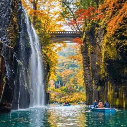 日本九州宫崎赏枫高千穗·熊本阿苏火山·草千里一日游·福冈往返 日本九州宫崎赏枫高千穗·熊本阿苏火山·草千里一日游·福冈往返