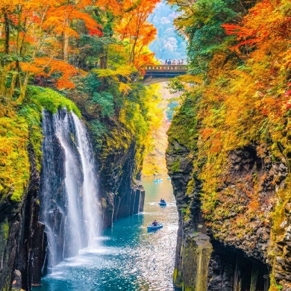 九州赏枫宫崎高千穗峡可选游船体验·熊本阿苏火山·草千里一日游 九州赏枫宫崎高千穗峡可选游船体验·熊本阿苏火山·草千里一日游