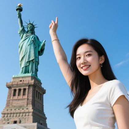 美国纽约自由女神像+华尔街+帝国大厦+时代广场一日游玩转美国 美国纽约自由女神像+华尔街+帝国大厦+时代广场一日游玩转美国