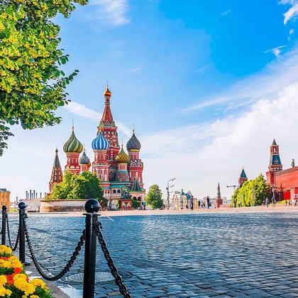 俄罗斯莫斯科红场+克里姆林宫+列宁墓+圣瓦西里主教座堂一日游