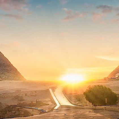 埃及开罗吉萨金字塔群+狮身人面像+埃及博物馆一日游