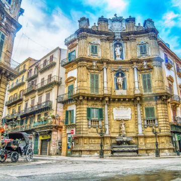 西西里+巴勒莫教堂+诺曼王宫+普雷托利亚广场+四角场-地陪游 西西里+巴勒莫教堂+诺曼王宫+普雷托利亚广场+四角场-地陪游