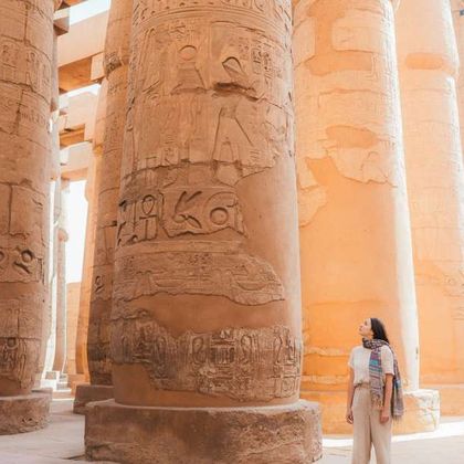 埃及赫尔格达卡尔纳克神庙+帝王谷+哈特谢普苏特女王神殿+曼侬巨像一日游