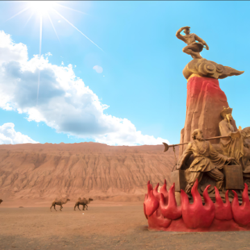 吐鲁番火焰山+坎儿井源+麻扎村+库木塔格沙漠+品质一日游 吐鲁番火焰山+坎儿井源+麻扎村+库木塔格沙漠+品质一日游