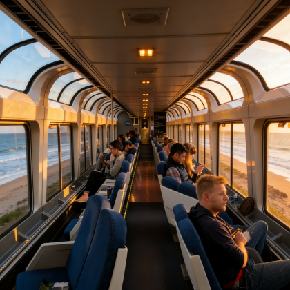 洛杉矶海岸星光号观景火车+圣芭芭拉一日游 洛杉矶海岸星光号观景火车+圣芭芭拉一日游