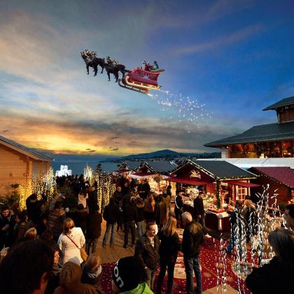 日内瓦周边,蒙特勒圣诞集市飞天圣诞老人表演+西庸城堡+洛桑 日内瓦周边,蒙特勒圣诞集市飞天圣诞老人表演+西庸城堡+洛桑