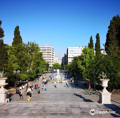 希腊雅典宪法广场+奥林匹亚宙斯神殿+普拉卡一日游