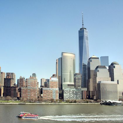 美国纽约曼哈顿中城天际线+帝国大厦+克莱斯勒大厦+小意大利一日游