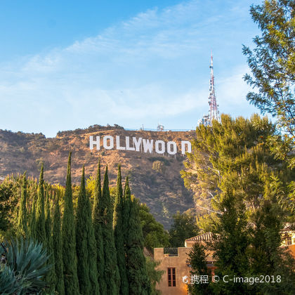 美国洛杉矶市好莱坞+格里菲斯天文台一日游