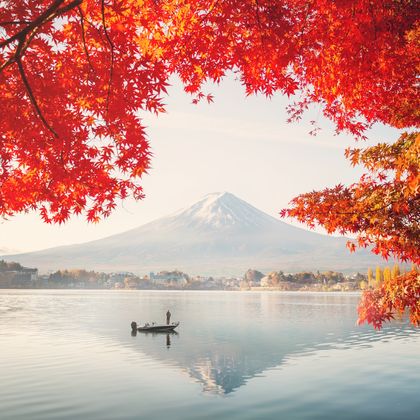 日本富士山+箱根汤本温泉+芦之湖+大涌谷+箱根空中缆车+箱根神社一日游