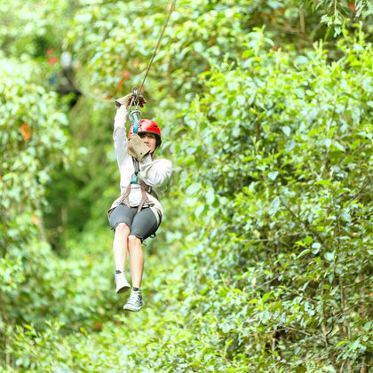 泰国普吉岛Skyline Adventure普吉岛丛林飞跃+Flying Hanuman一日游