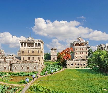 广东江门开平碉楼文化旅游区+自力村碉楼群+立园碉楼群一日游