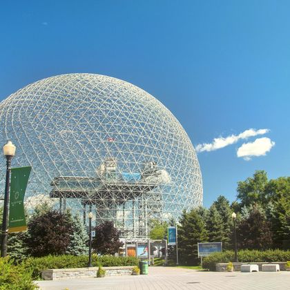 加拿大蒙特利尔+蒙特利尔生物圈+蒙特利尔植物园+蒙特利尔市政厅+蒙特利尔地下城一日游