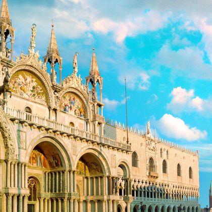 意大利威尼斯圣马可大教堂（圣马克教堂）+圣马可广场+圣马可钟楼+学院美术馆+叹息桥一日游
