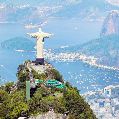 巴西里约热内卢基督像+圣特蕾莎区+航天博物馆一日游