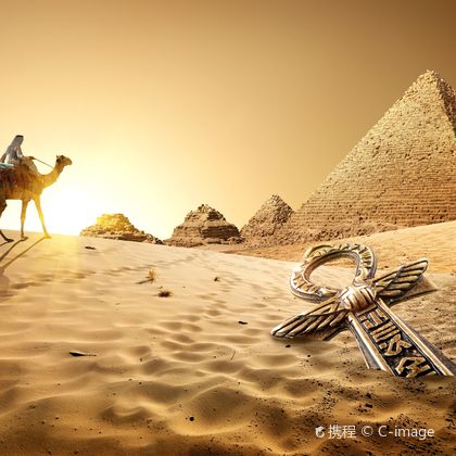 埃及开罗吉萨金字塔群+胡夫金字塔+狮身人面像+萨拉丁城堡+哈利利市场一日游