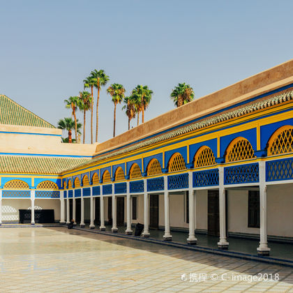 摩洛哥马拉喀什巴迪皇宫+德吉玛广场+马洛雷勒花园一日游
