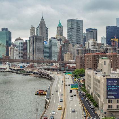 美国纽约Edge观景台+幻觉博物馆+中央公园+百老汇+曼哈顿大桥一日游