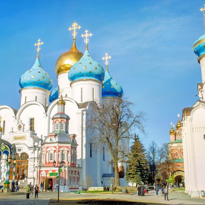 俄罗斯莫斯科州莫斯科谢尔盖耶夫镇+谢尔盖耶夫三一圣大修道院一日游