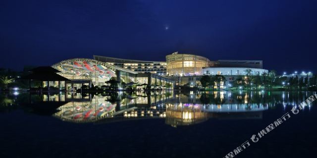 简阳三岔湖长岛天堂洲际酒店1晚+双早+天堂岛