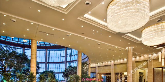 简阳三岔湖长岛天堂洲际酒店1晚+双早+天堂岛