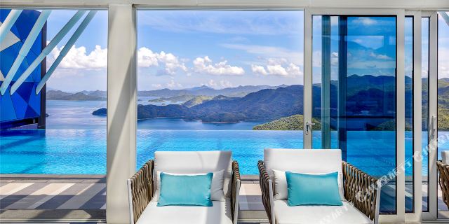 深圳凯贝丽君临海域服务公寓1晚+45层无边际