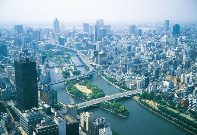 在大阪中之岛,入住天空之境