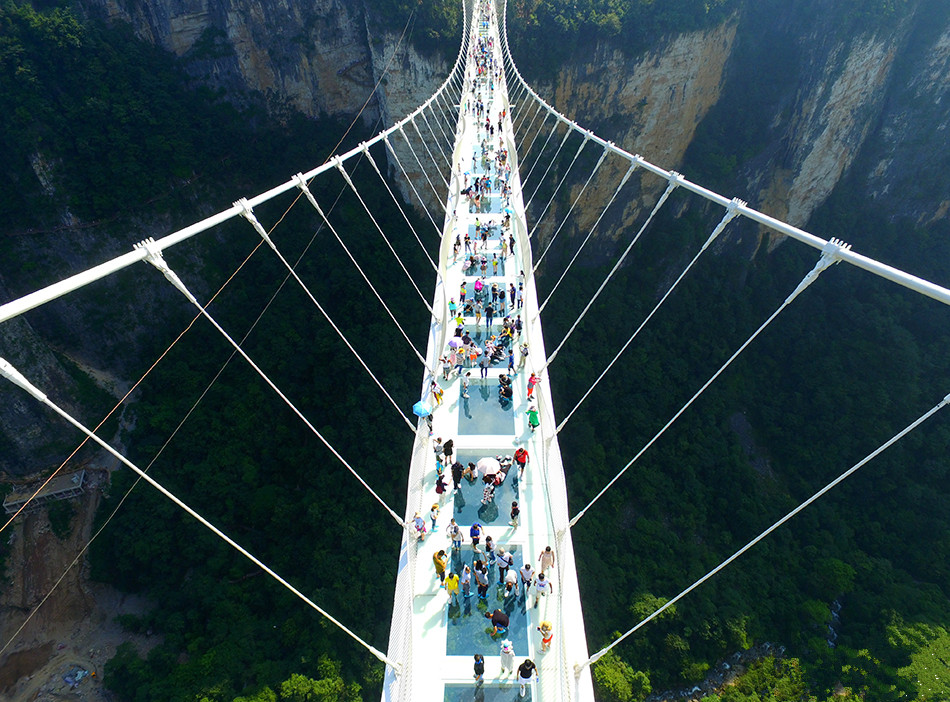 张家界双飞4日游的行,张家界+武陵源+天门山+