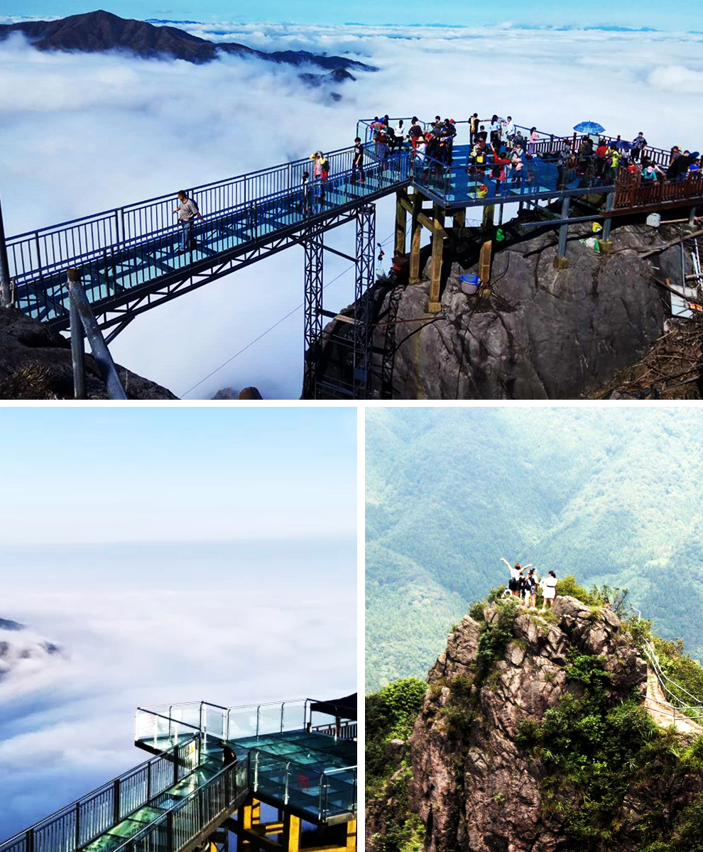 徒步登山·清远英西峰林徒步+冰雪世界金子山+高空玻璃桥二日游