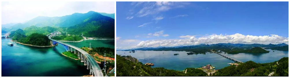 【千岛湖天屿观景台】上观景台可以远眺千岛湖西北湖区美丽的山湾湖