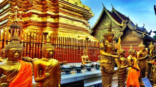 泰国清迈5日4晚半自助游·泰囧拍摄庙·大象