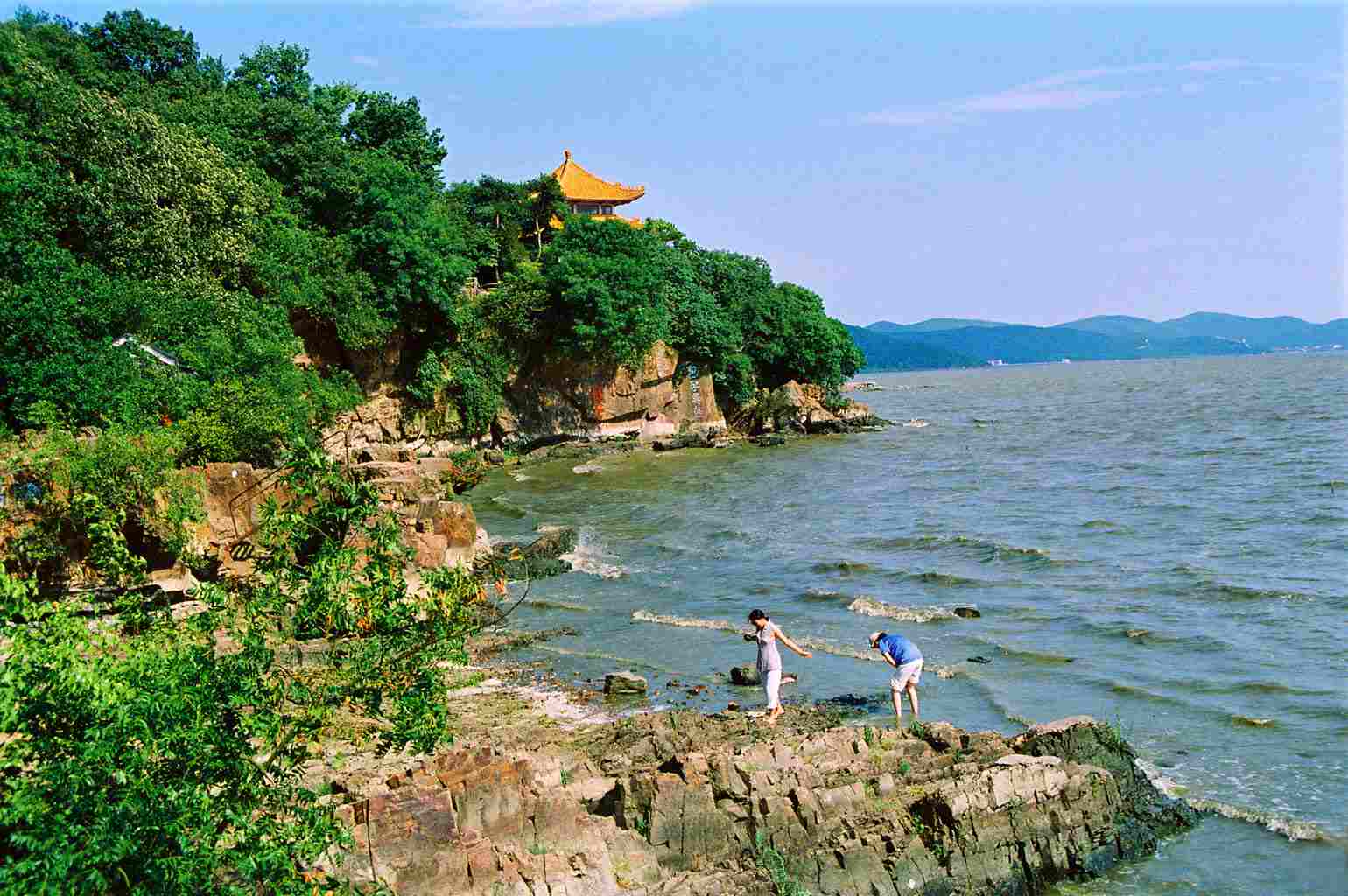 20无锡太湖鼋头渚水上烟花晚会片段一