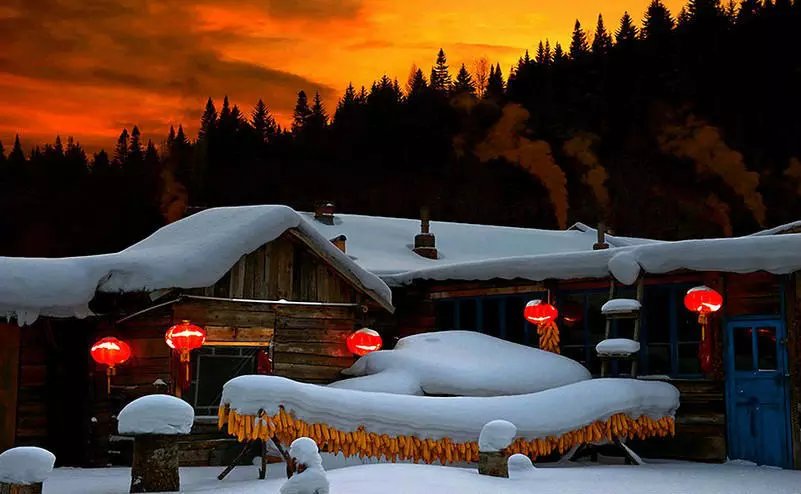 牡丹江 雪乡2日1晚跟团游·游威虎山 梦幻家园  大秃顶子山  恋歌纯玩