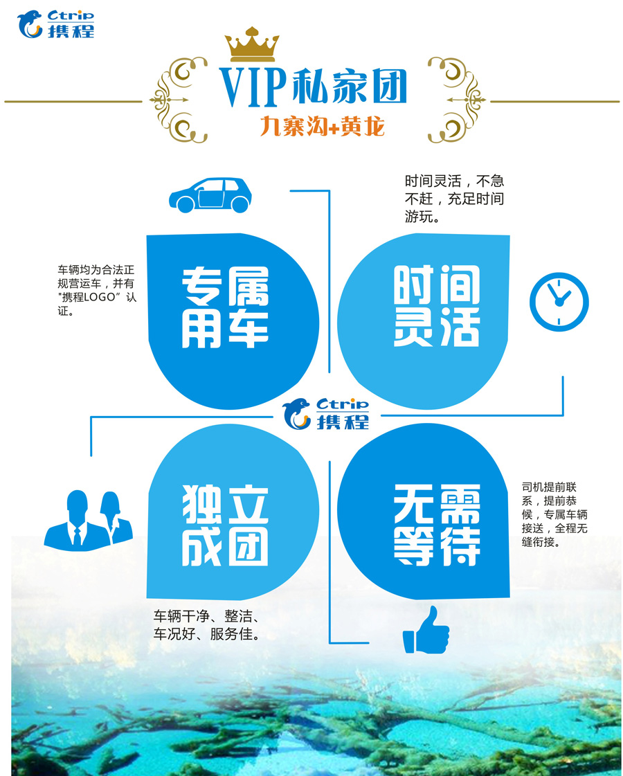 成都+九寨沟+黄龙6日5晚私家团(5钻)·四飞纯