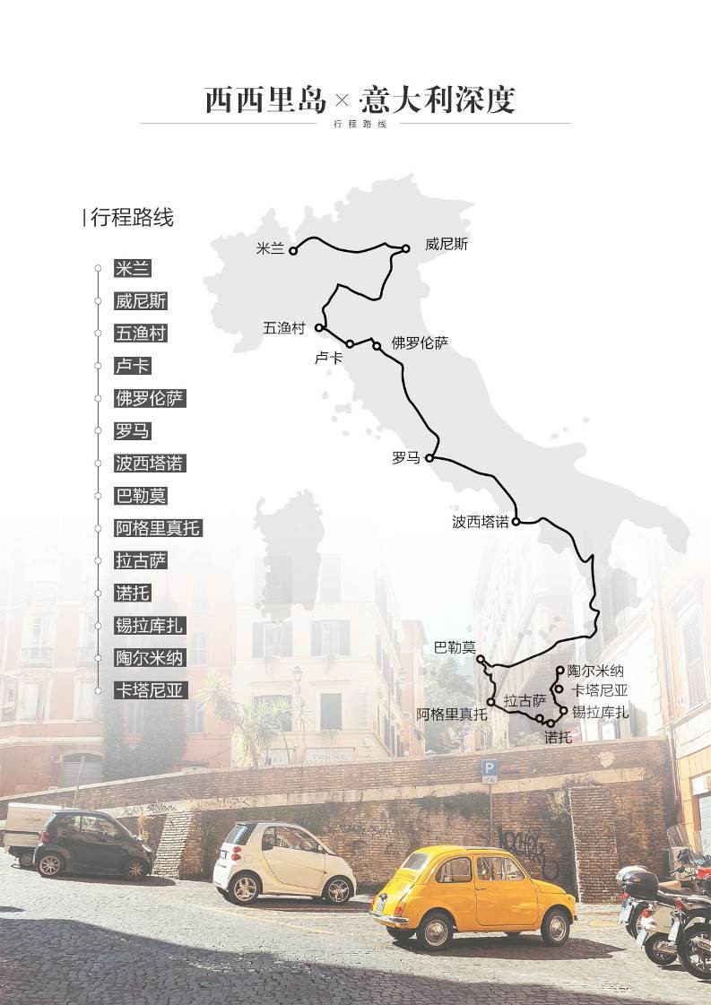 意大利15日跟团游(4钻)·【一价全含】+威尼斯