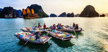 广西南宁+德天瀑布+通灵峡谷+越南下龙湾+河