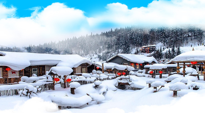 赏雪游哈尔滨+亚布力+雪乡6日5晚跟团游亚布力滑雪+雪乡+穿越