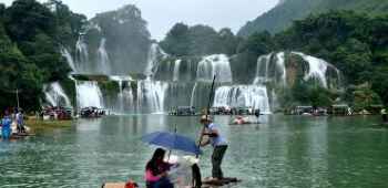 巴马+德天瀑布+通灵峡谷+下龙湾+河内+北海+