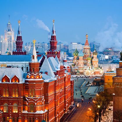俄罗斯莫斯科+圣彼得堡+贝加尔湖11日跟团游